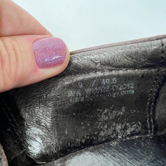 Born Haddon Platform Clogs Womens 9 Brown Leather Slip-On Round Toe Comfort Shoe - Picture 10 of 10